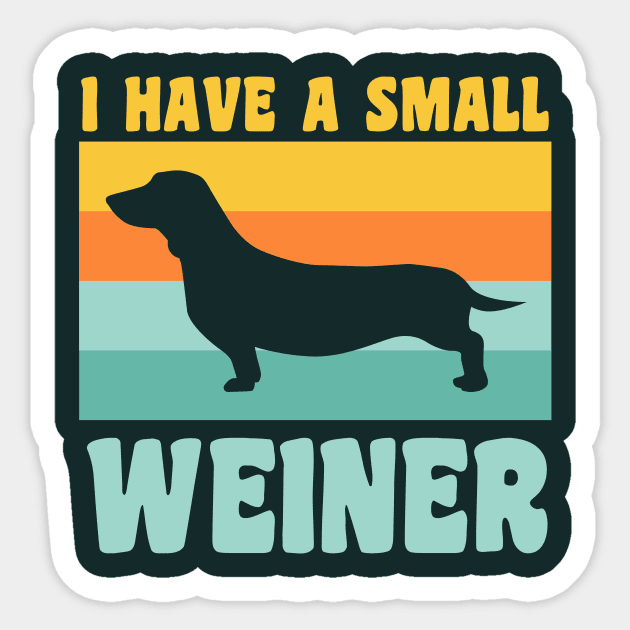 Weiner dog sticker sales